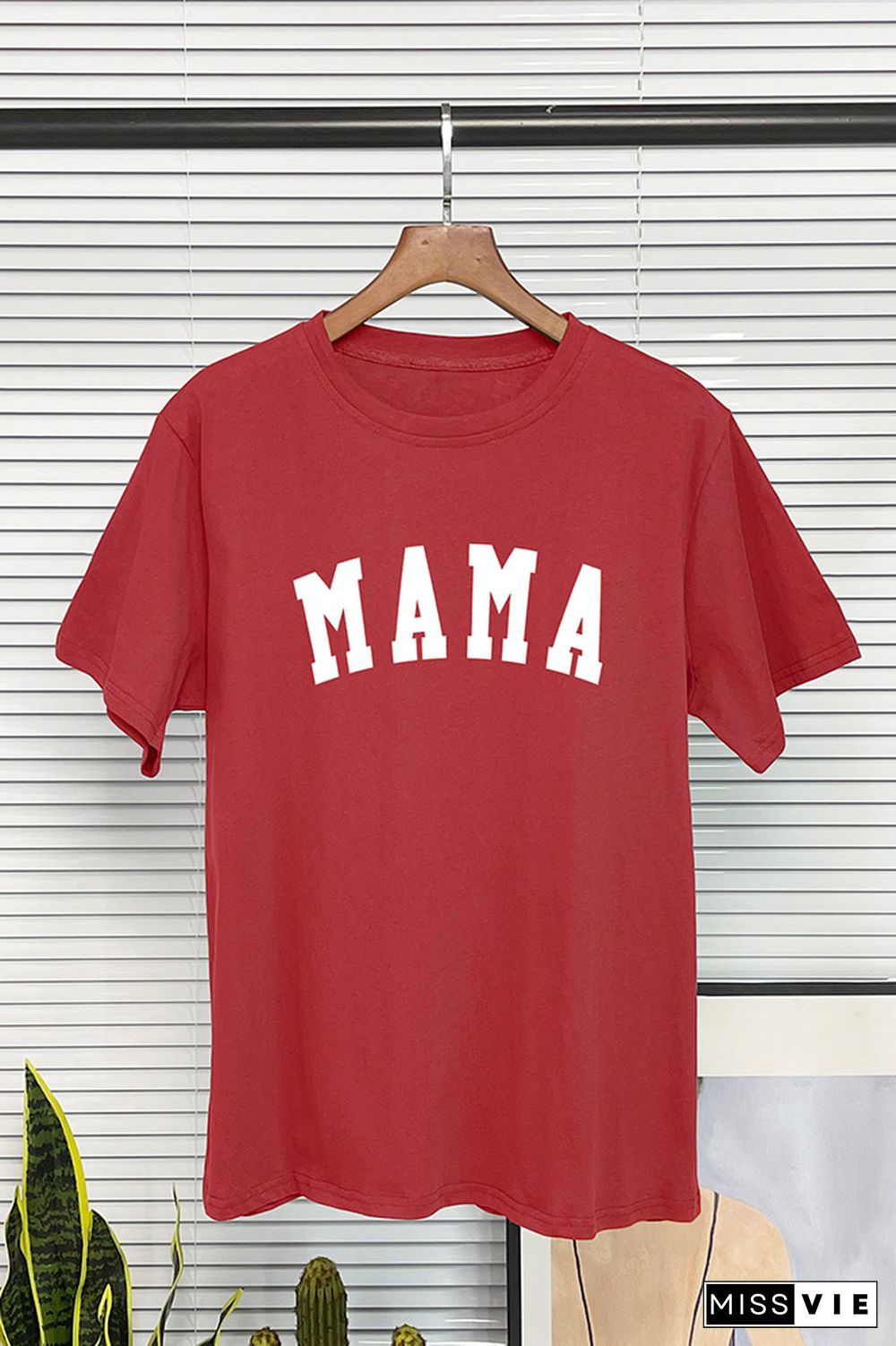 Mama Print Oversize Graphic Tee