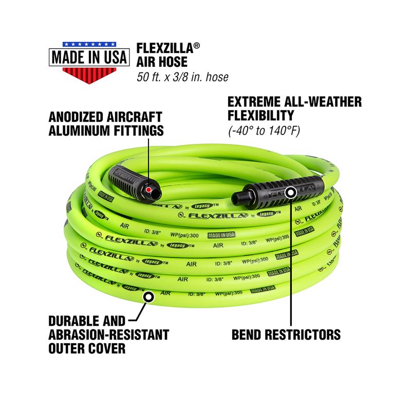 FLXZLA AIR HOSE 50'X3/8