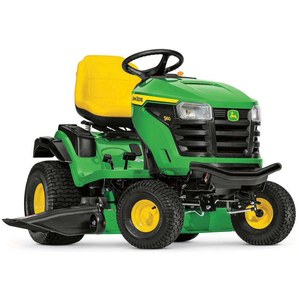 John Deere S160 48 in. 24 HP V-Twin ELS Gas Hydrostatic Riding Lawn Tractor BG21211