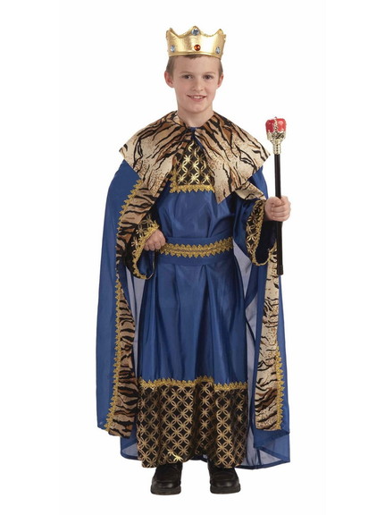 Boys Deluxe King Of The Kingdom Costume   S