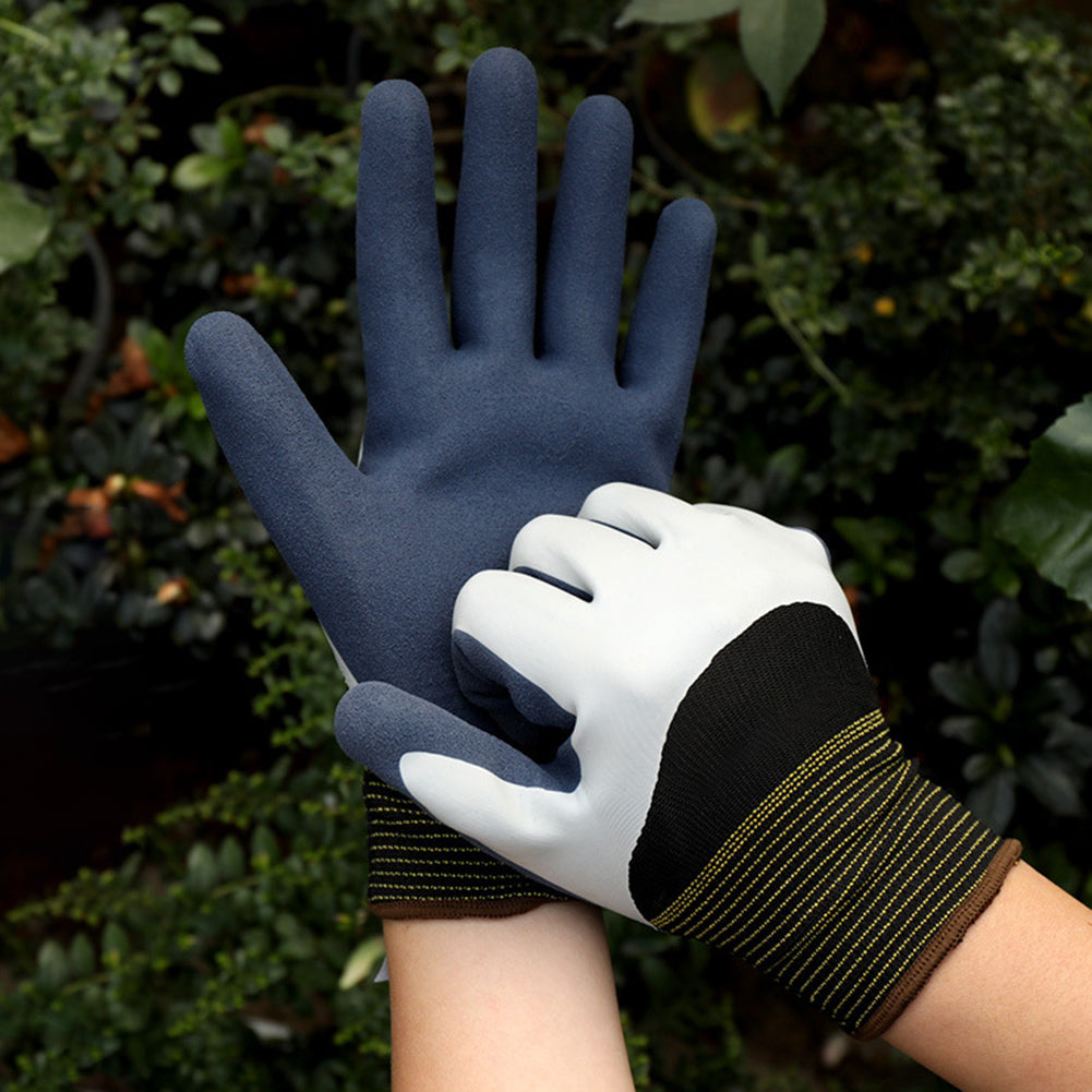 Bluelans 1Pair Breathable Non-slip Waterproof Gardening Pruning Gloves Protective Cover