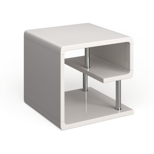 1-shelf High Gloss Side Table