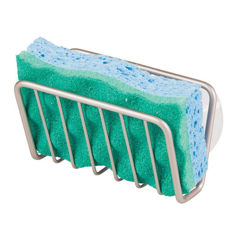 mDesign Metal Wire Kitchen Sink Storage Caddy， Soap / Sponge Holder