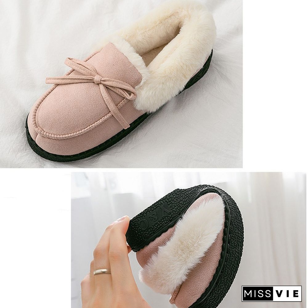 New Winter Warm Women Boots Home Plush Slippers Soft Indoor Shoes Home Slippers