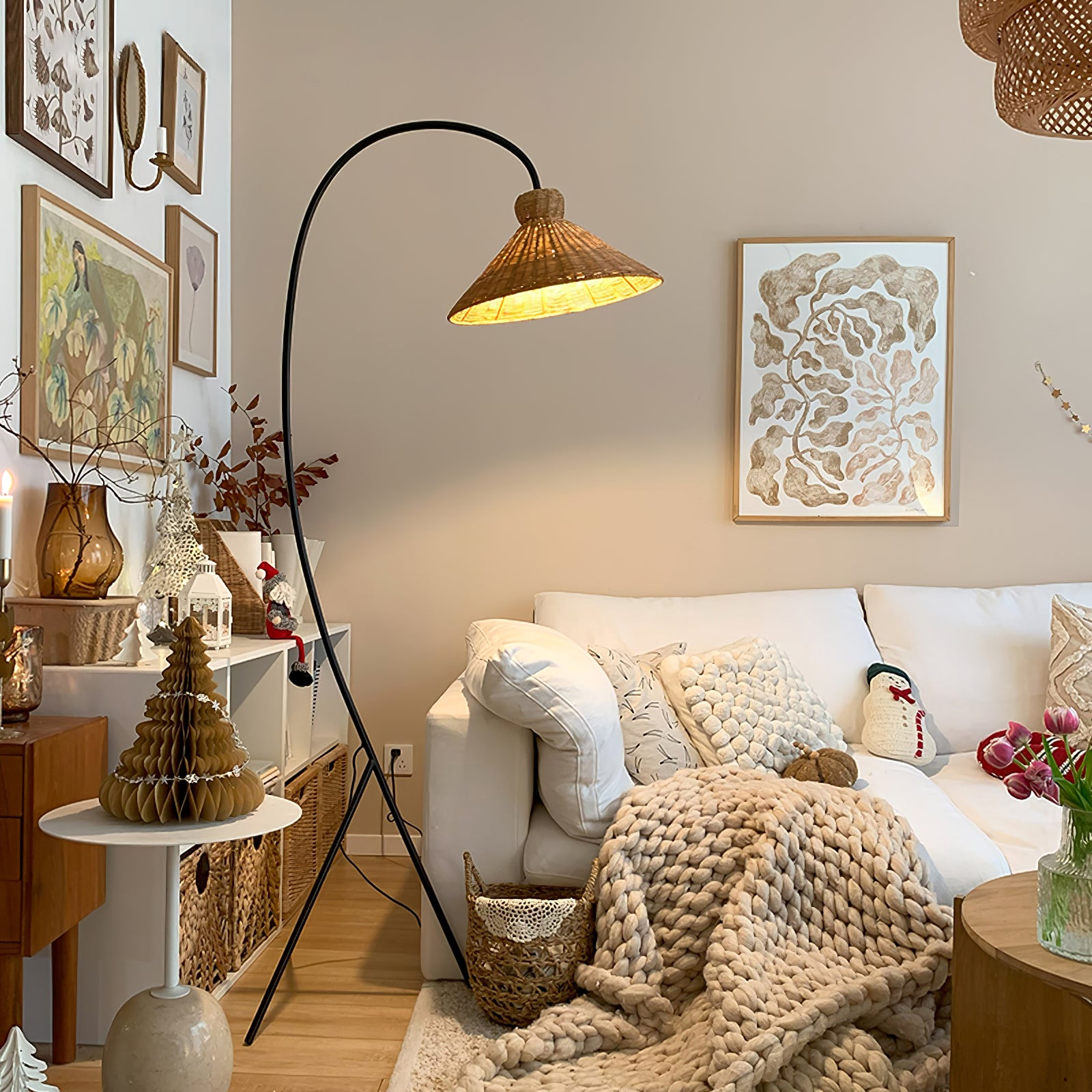 Tana Woven Floor Lamp