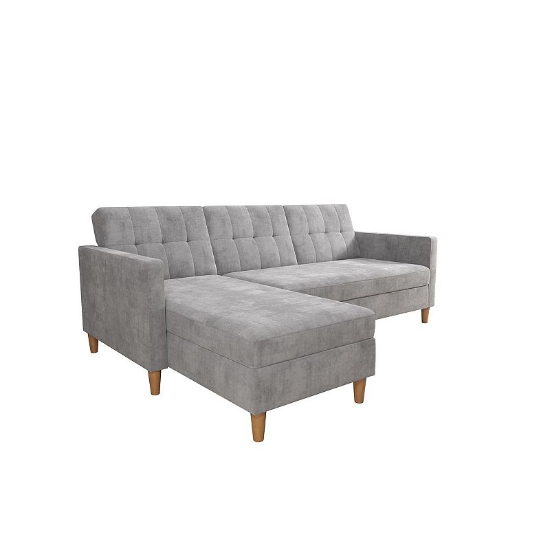 DHP Atwater Living Heidi Storage Sectional Futon Couch