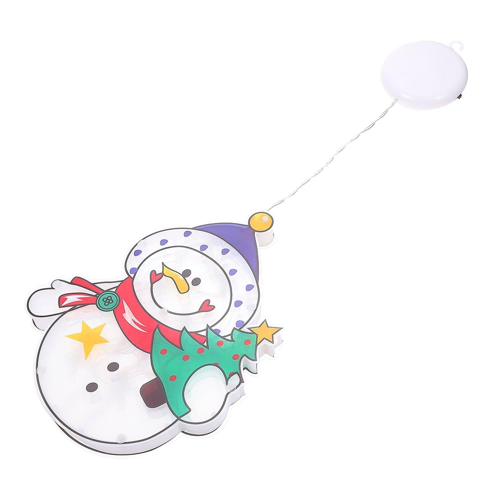 1pc Christmas Theme Suction Cup Light Window Hanging Light Christmas Light Decor