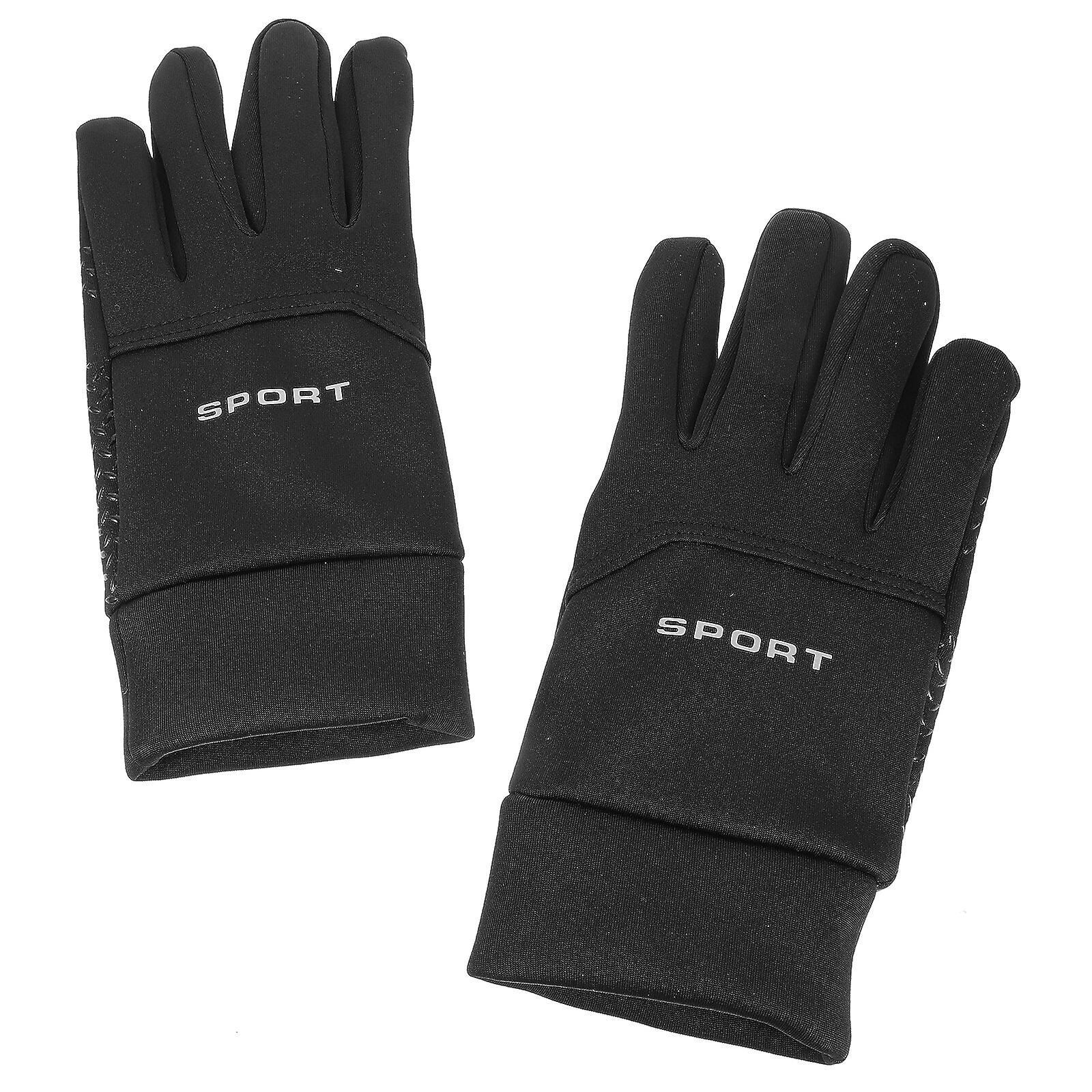 1 Pair Riding Glove Cycling Gloves Full Finger Outdoor Gloves Gloves With Screen Touch Support