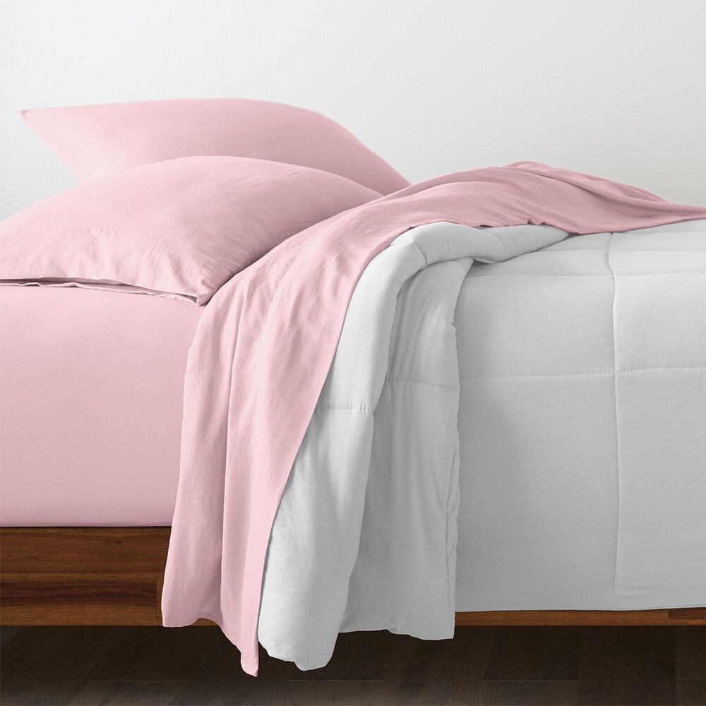 100% Cotton Percale Cool and Crisp Deep Pocket Sheet Set