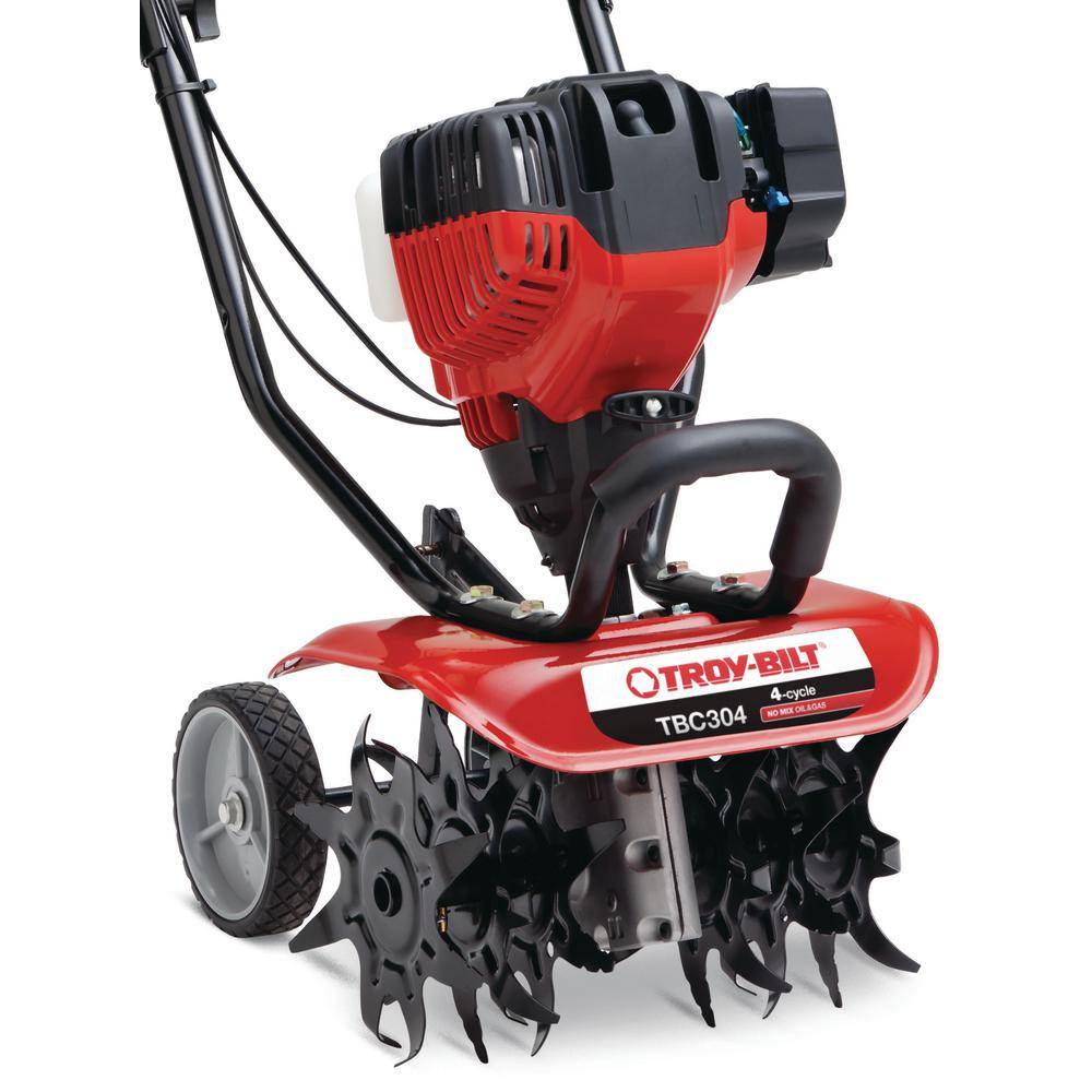 Troy-Bilt TBC304 12 in. 30cc 4-Cycle Gas Cultivator with Adjustable Cultivating Widths TBC304