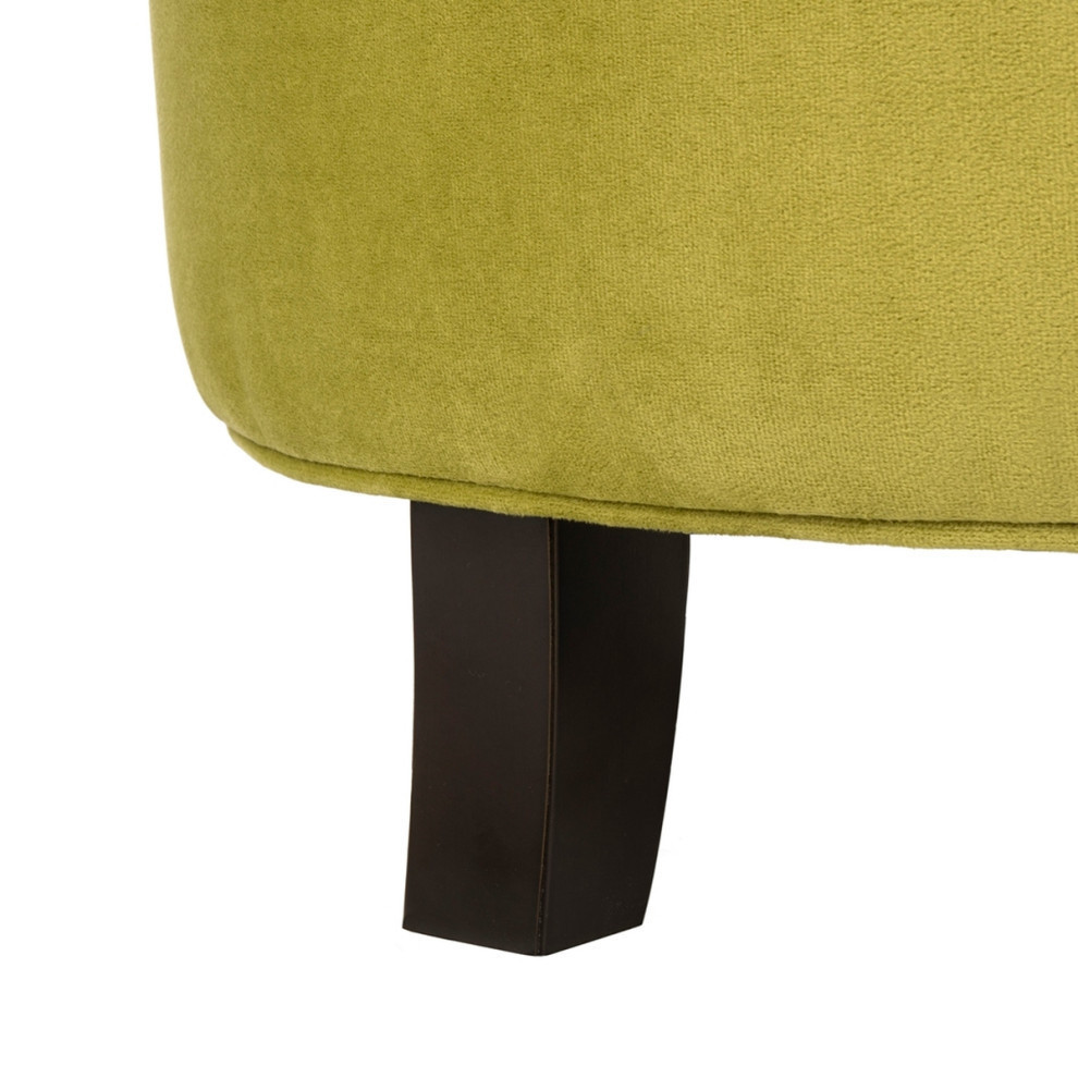 Emma Tufted Storage Ottoman  Asparagus/Espresso   Contemporary   Footstools And Ottomans   by Rustic Home Furniture Deco  Houzz