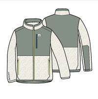 Backroads Recycled Polartec® Fleece - Birch Marl