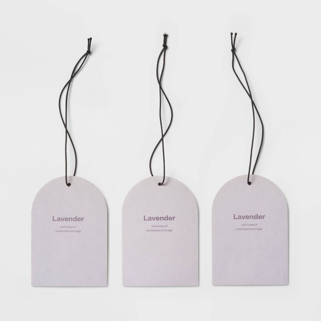 3pk Lavender Small Hanging Car Diffusers