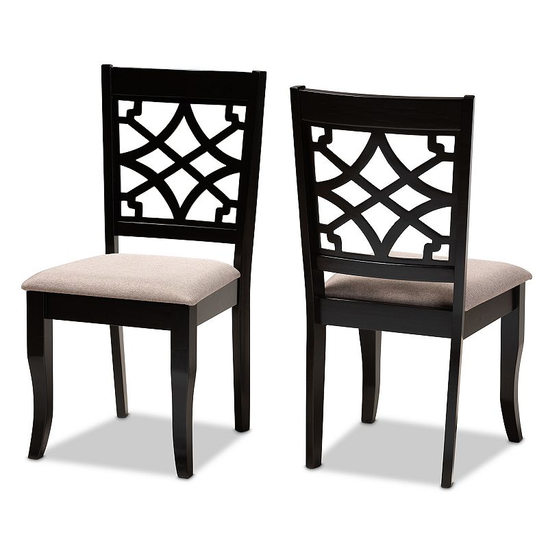 Baxton Studio Mael Dining Chair 2-piece Set