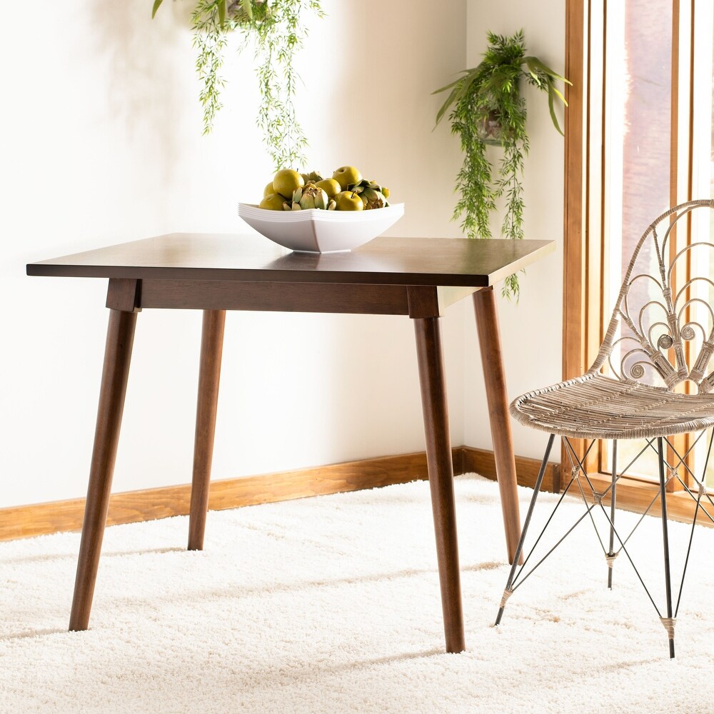 SAFAVIEH Simone Square Dining Table  Walnut   36\