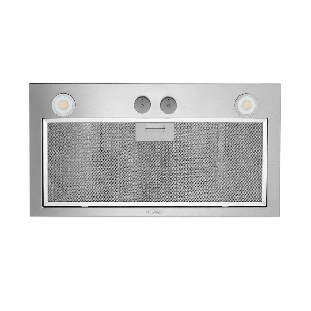 BroanNuTone PM Series 21 in 450 Max Blower CFM Powerpack Insert for Custom Range Hood with LED Light in Stainless Steel