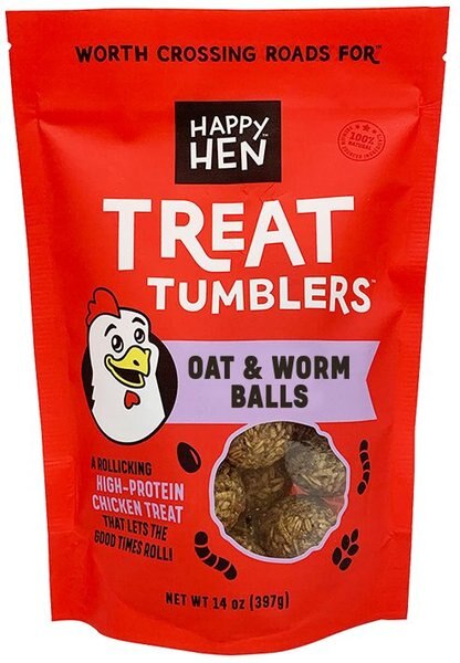 Happy Hen Treats Treat Tumblers Seeds and Mealworms Chicken Treats