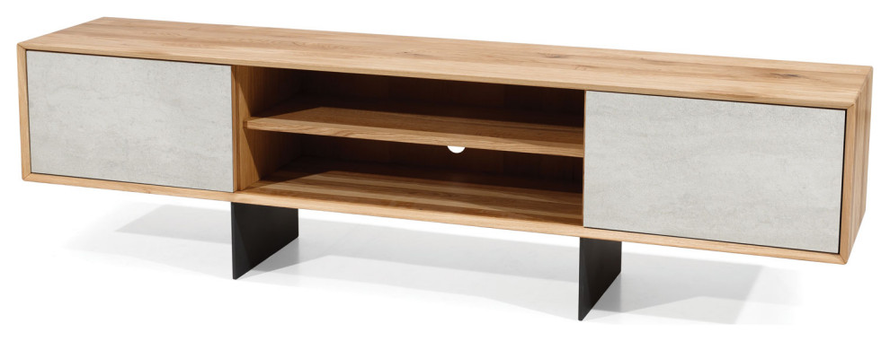 DIA Solid Wood TV Stand   Contemporary   Entertainment Centers And Tv Stands   by Table World  Houzz