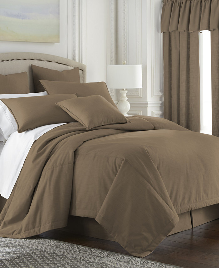 Colcha Linens Cambric Walnut Duvet Cover Cal-King California King