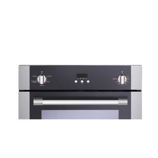 Magic Chef 24 in. 2.2 cu. ft. Single Electric Wall Oven with Convection in Stainless Steel MCSWOE24S