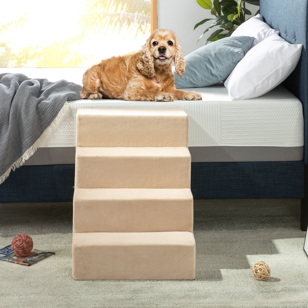 Zinus Comfort Cat and Dog Stairs