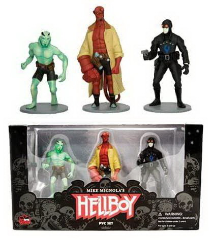 Dark Horse Comics Hellboy 4 PVC Action 3 Figure S...