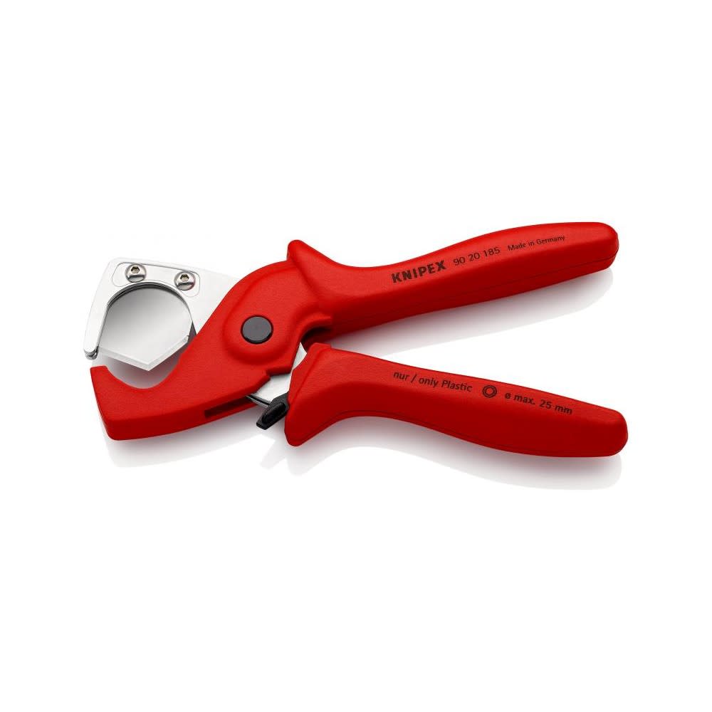 Knipex Plasticut Cutter For Hoses and Plastic Conduit Pipes 185mm