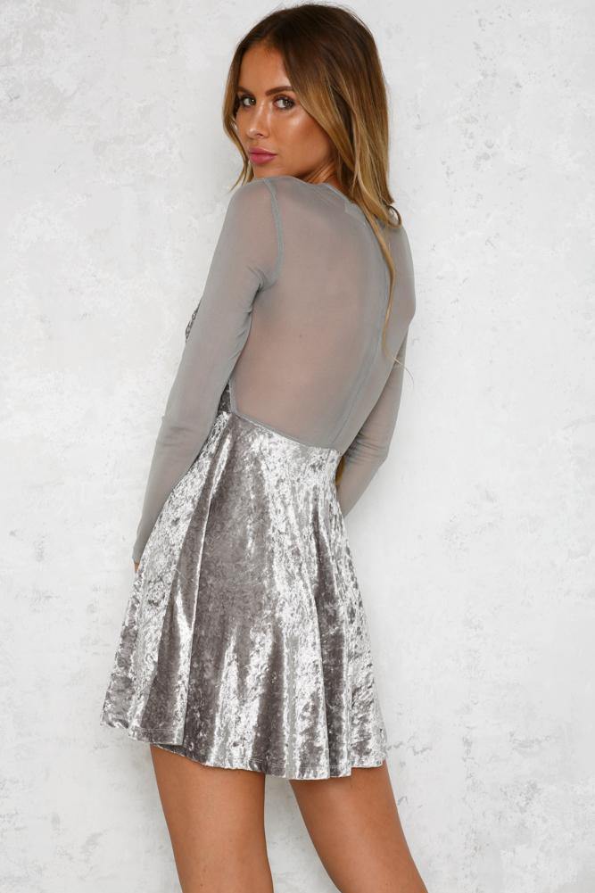 On The Run Dress Grey