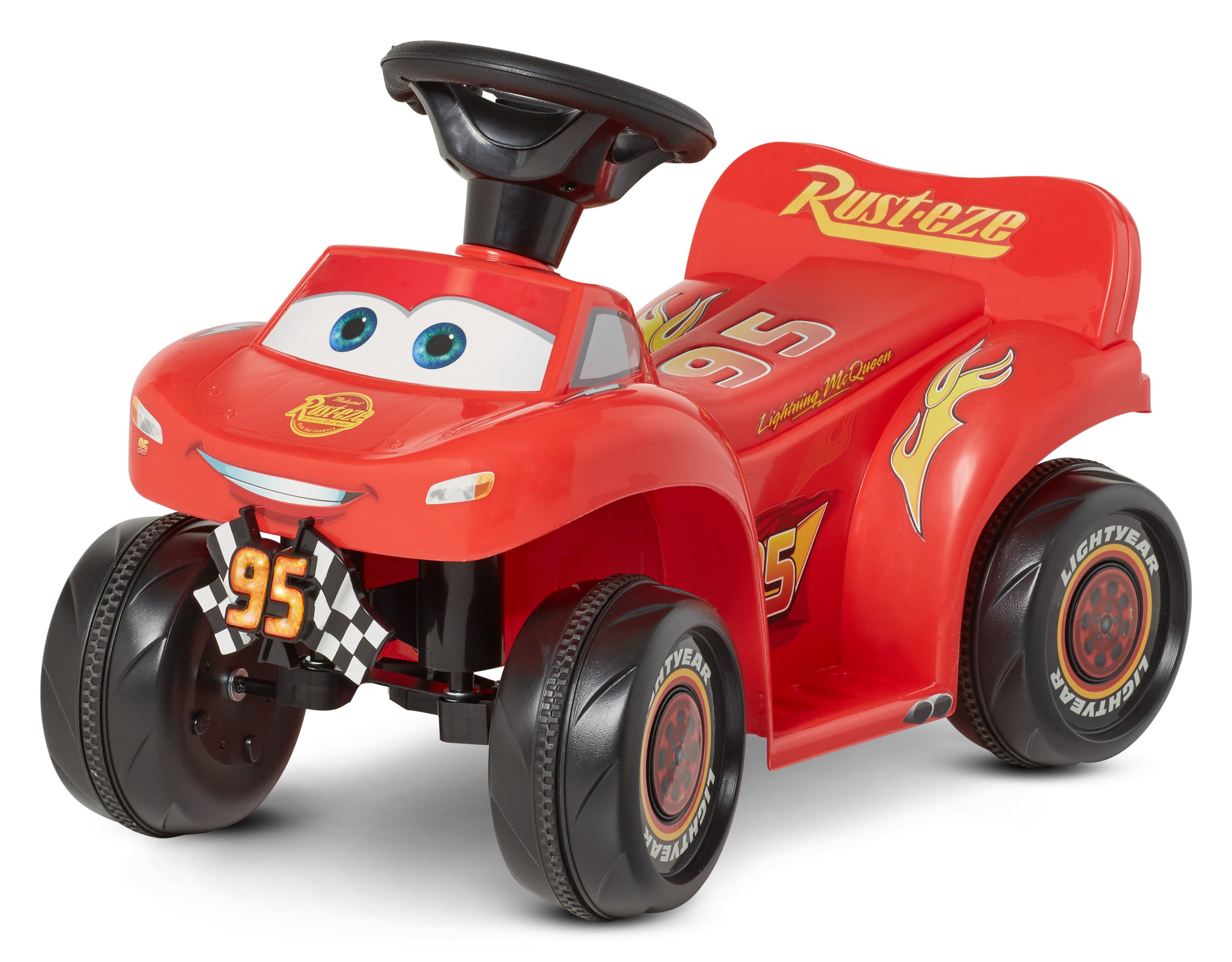 Disney Pixar's Cars 3: McQueen Ride-On Toy by Kid Trax, ages 18 - 30 months