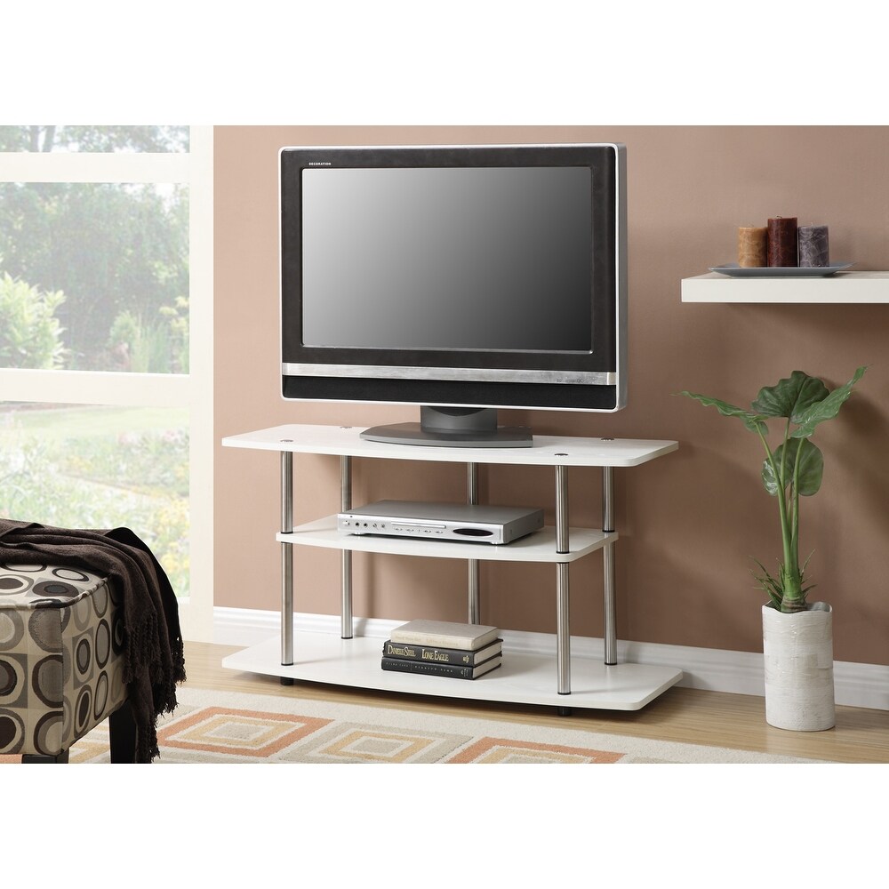 Convenience Concepts Designs2Go No Tools 46 inch 3 Tier Wide TV Stand