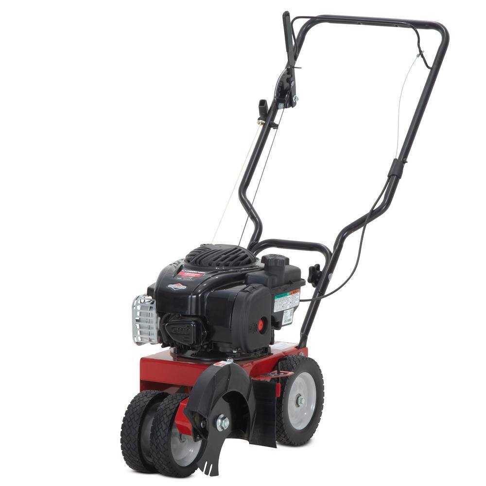 Troy-Bilt 9 in. Tri-Blade 140 cc Briggs and Stratton 4-Stroke Engine Gas Landscape Edger with Curb Wheel TBE550