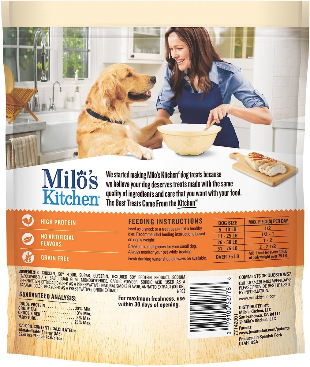 Milo's Kitchen Chicken Jerky Recipe Dog Treats