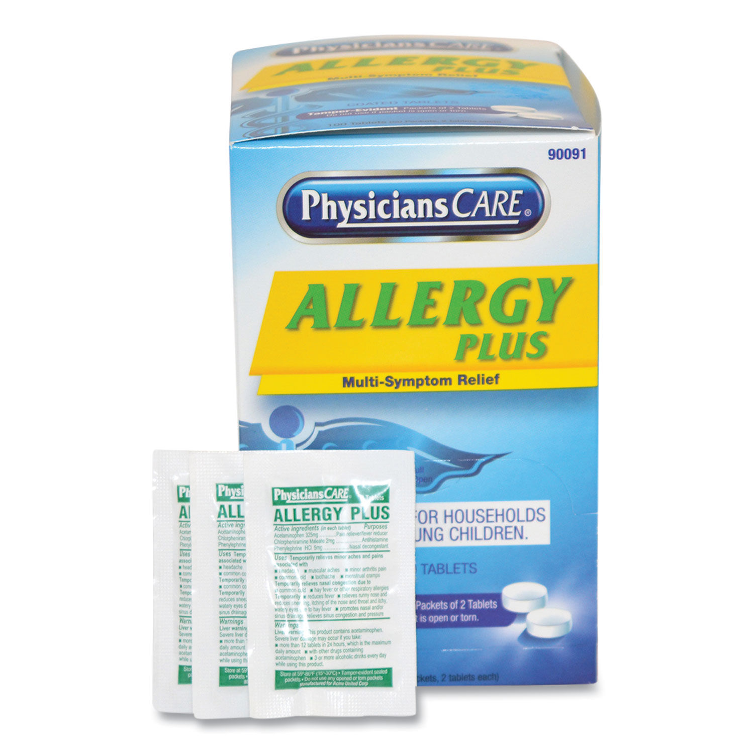 Allergy Antihistamine Medication by PhysiciansCareandreg; ACM90091