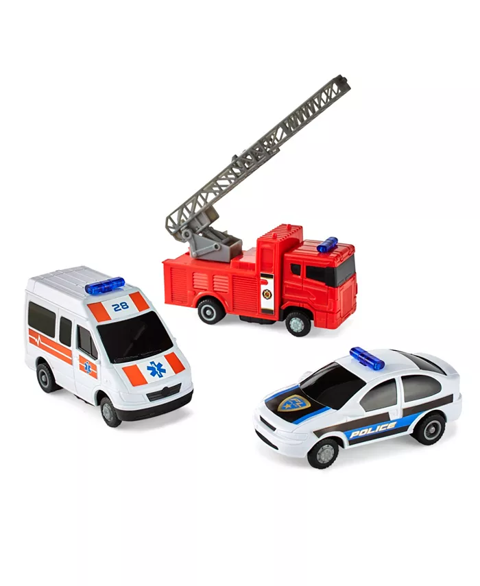 Fast Lane Rescue Center with Lights Sounds Set  Created for You by Toys R Us