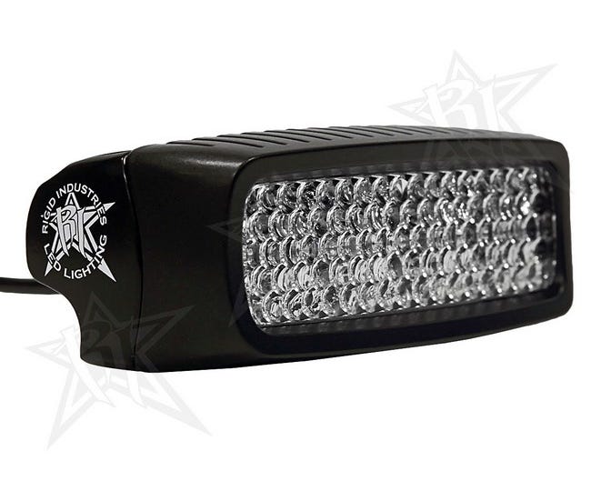 Rigid Industries SR-Q Diffused LED Light - Single - 90451