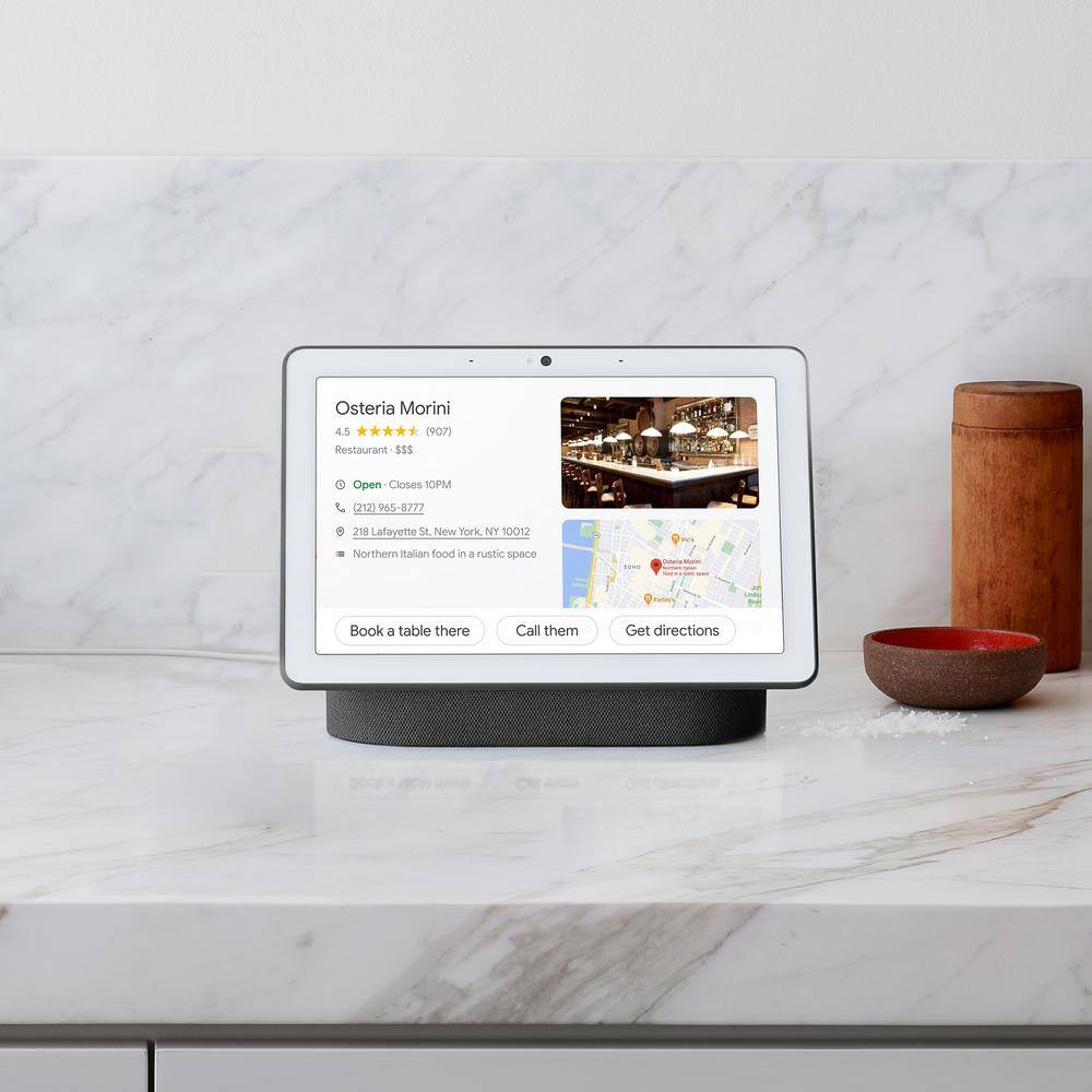 Google Nest Hub Max - Smart Home Speaker and 10