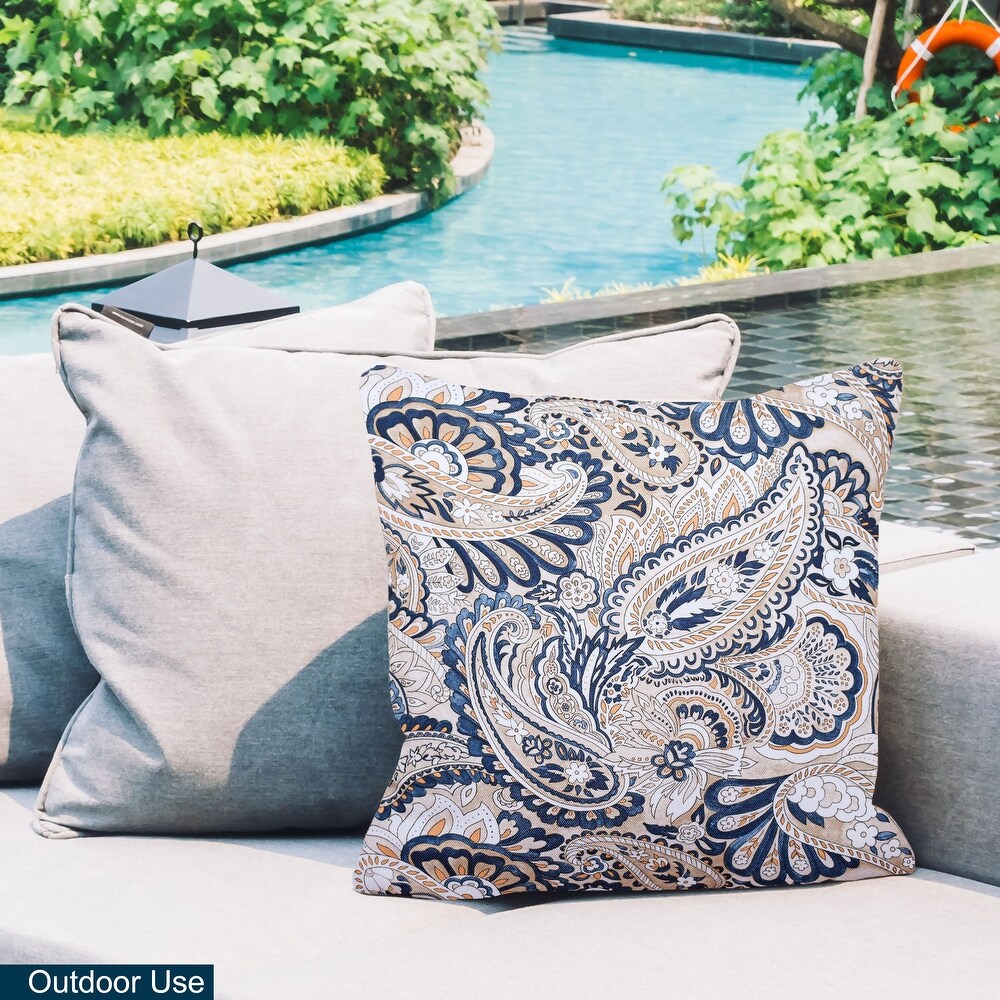 Indoor Outdoor Waterproof Throw Pillows 18''x18'' with Inserts for Your Patio Furniture  Chairs  Indoor Décor