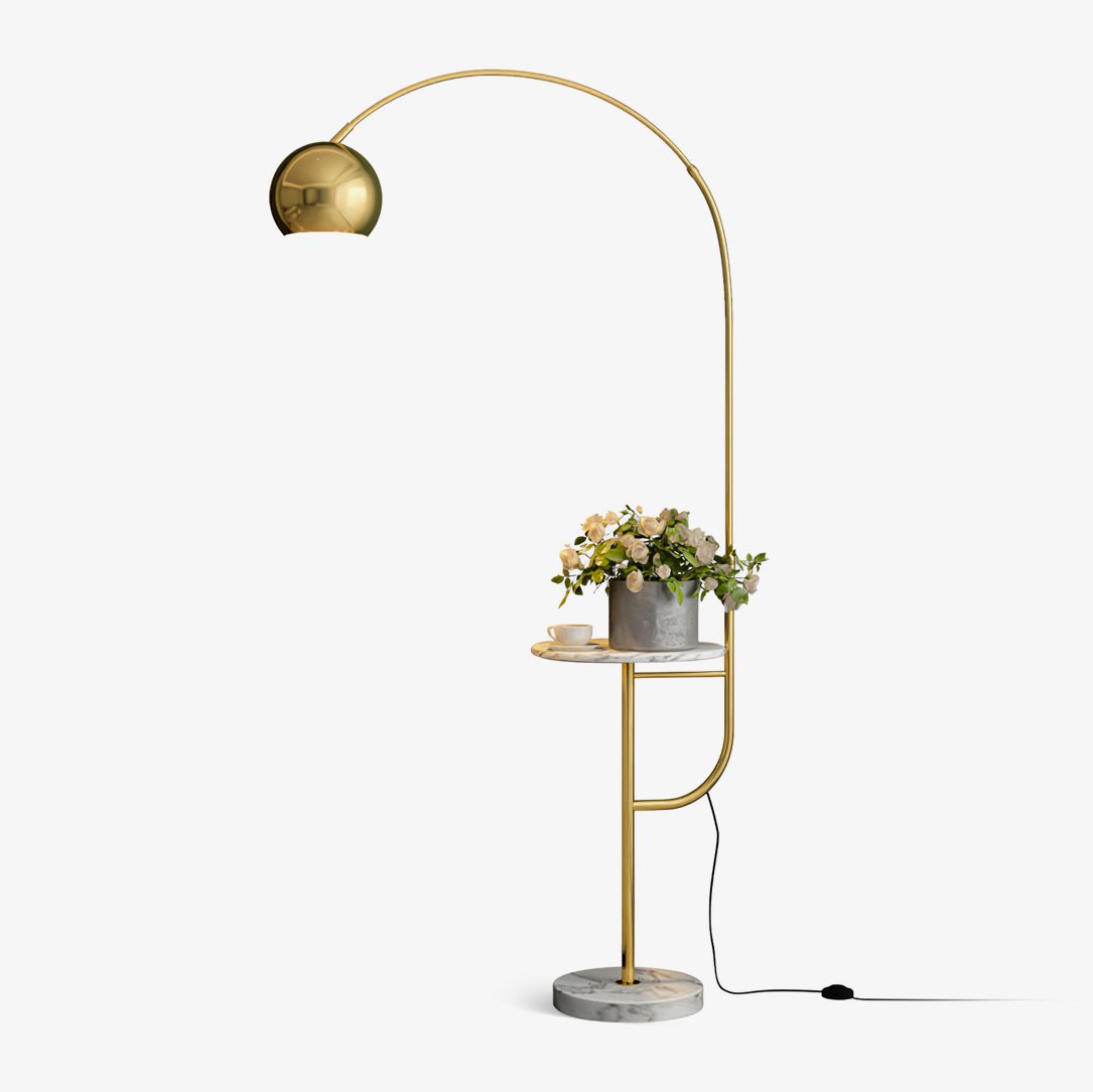 Arc Nightstand Floor Lamp