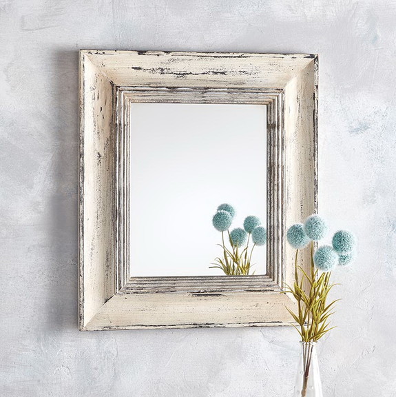 47th   Main CMR242 Wood Rimmed Wall Mirror