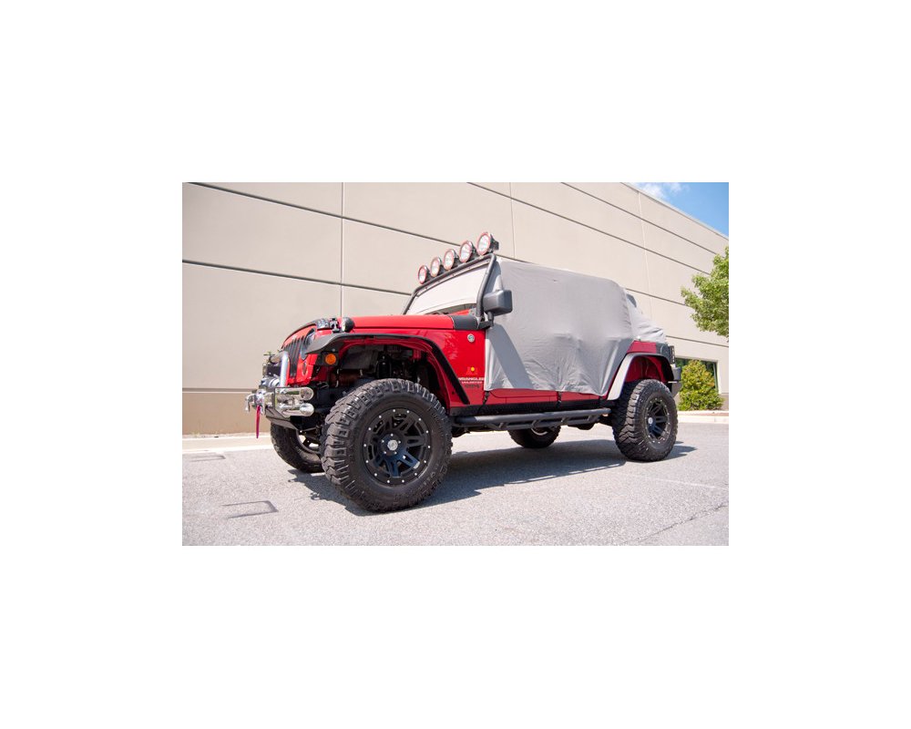 Rugged Ridge 13317.09 Cab Cover， Gray; 07-18 Jeep Wrangler JK