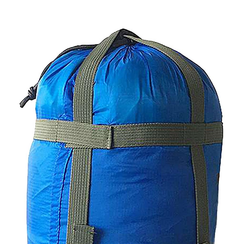 Compression Stuff Sack, Water-Resistant Drawstring Sleeping Bag Storage Sack, Blanket Clothes Organizer For Camping