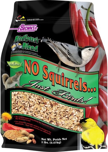 Brown's Bird Lover's Blend No Squirrels...Just Birds! Wild Bird Food