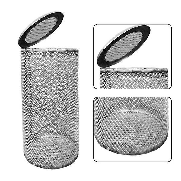 Stainless Steel Grill Multiuse Roaster Rolling Cylinder Basket Portable Mesh Rotating Bbq Cage Barbecue Accessories