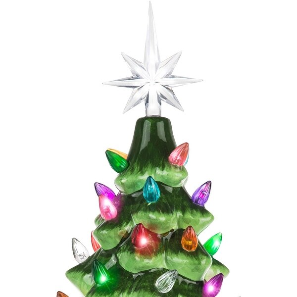 RJ Legend Cordless Hand Painted Ceramic Tree (9 Inch/ 15 Inch)