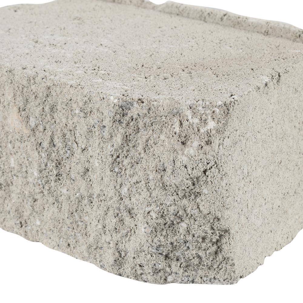 Pavestone 4 in. x 11.75 in. x 6.75 in. Pewter Concrete Retaining Wall Block (144 Pcs.  46.5 sq. ft.  Pallet) 81100