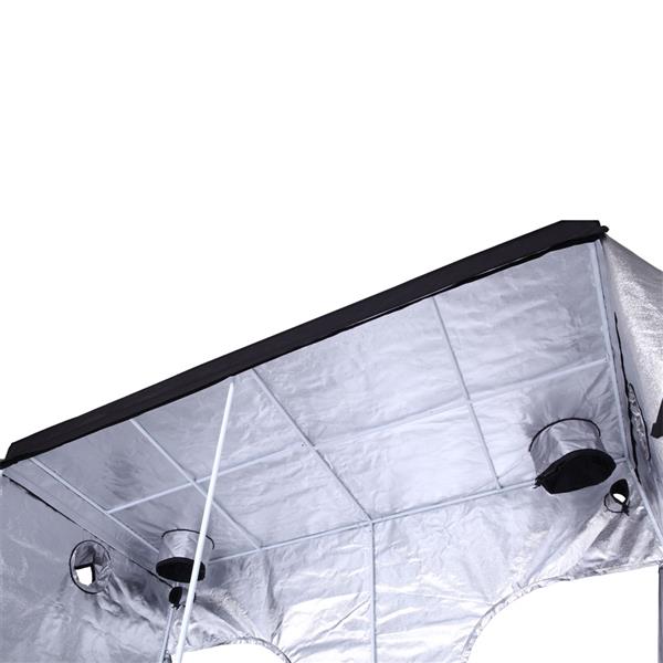 LY-240*120*200cm Home Use Dismountable Hydroponic Plant Grow Tent with Window Black