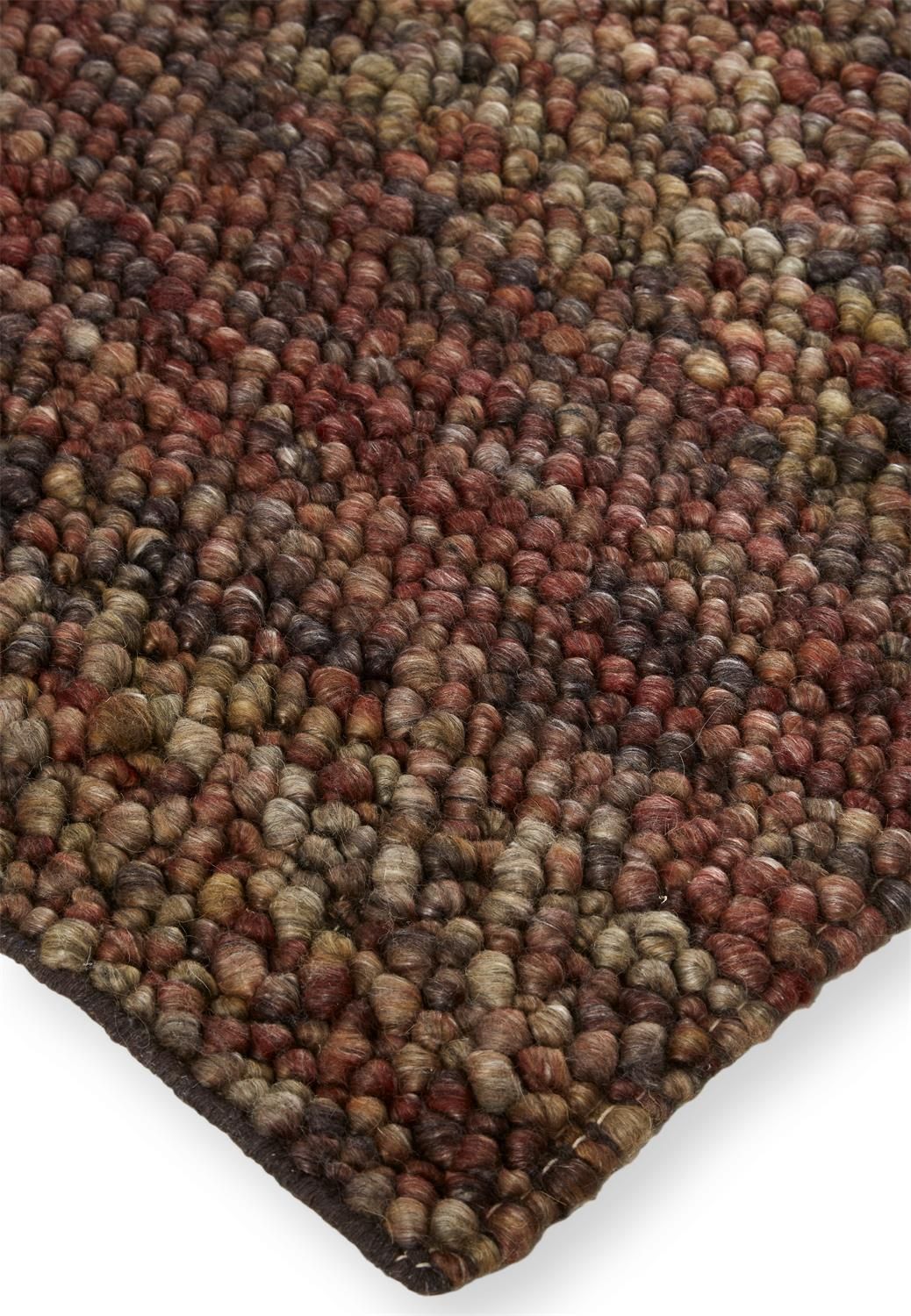 Genet Hand Woven Rust and Brown Rug by BD Fine