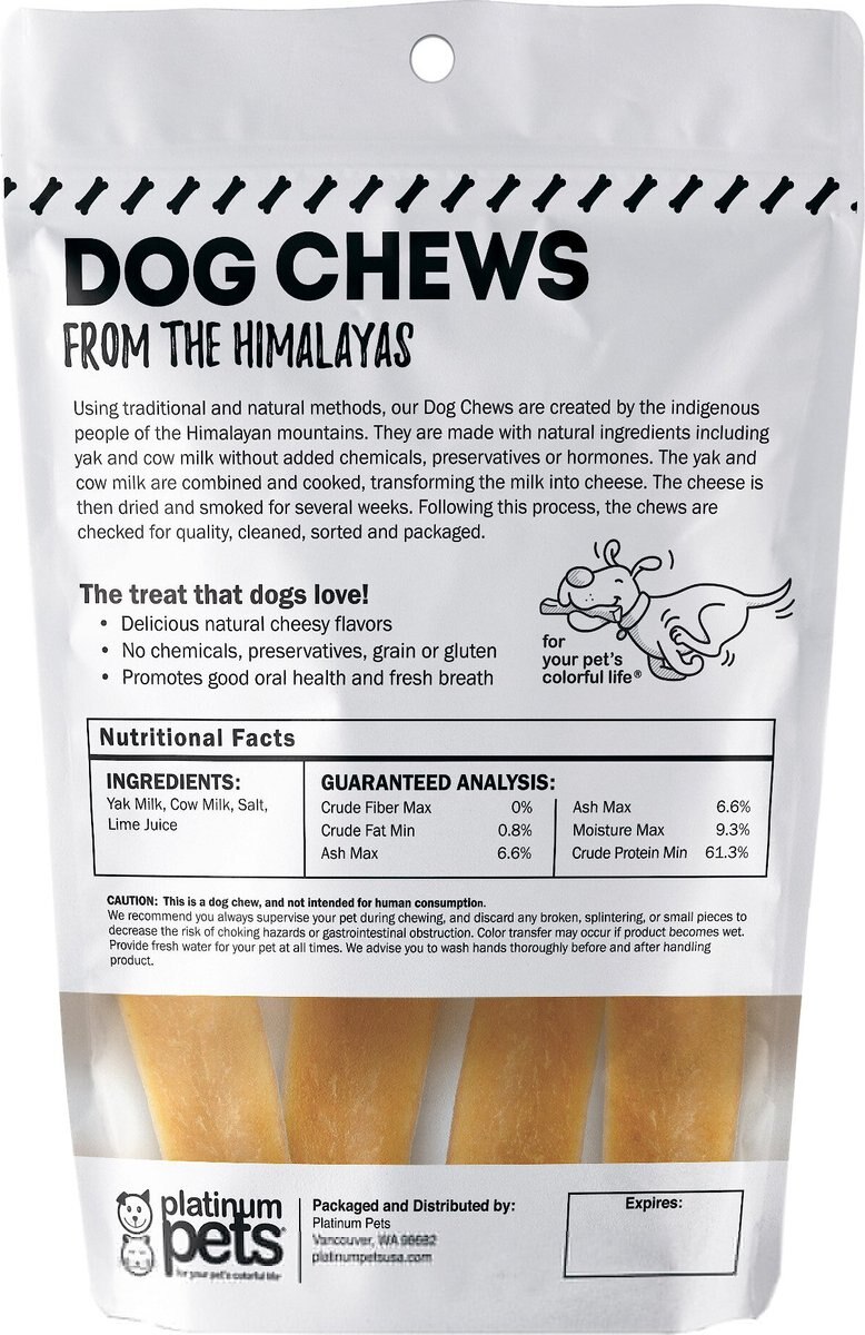 Platinum Pets Dog Chews from the Himalayas Dog Treats， Small