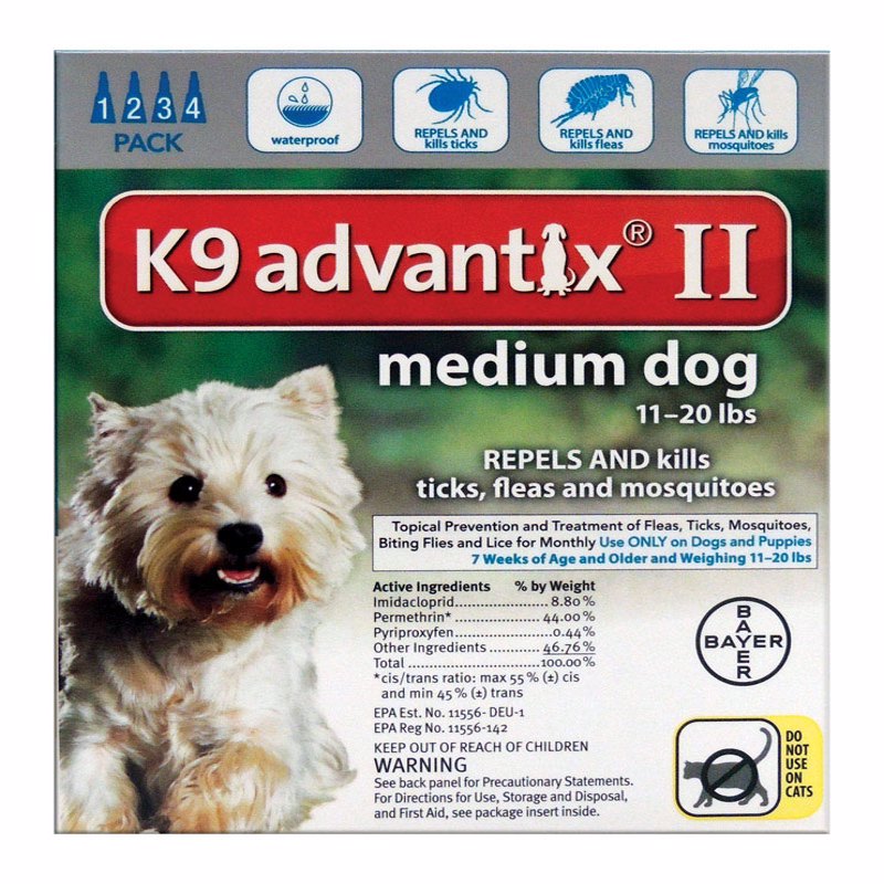 K9 ADVANTIX II MED DOG