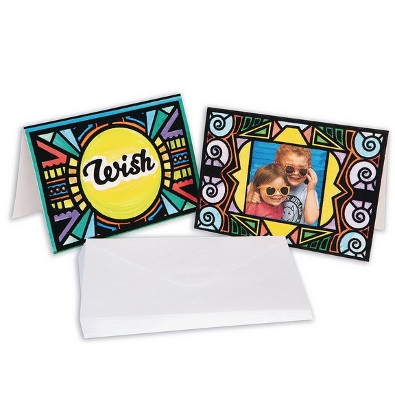 S S Worldwide Velvet Art Greeting Cards (Pack of 2...